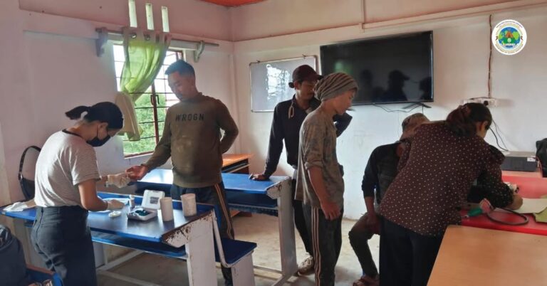 Medical Camp Conducted for Construction Workers at LSC GHS Sitimi