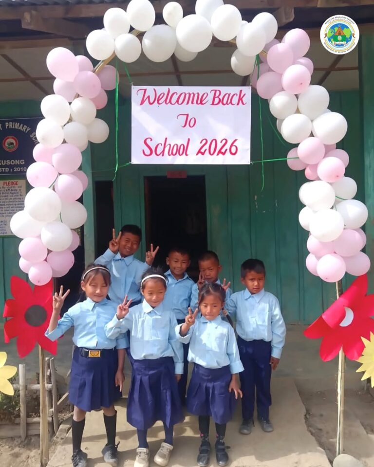 Govt. School Diaries: A new academic year begins at GPS Kusong, Noklak District