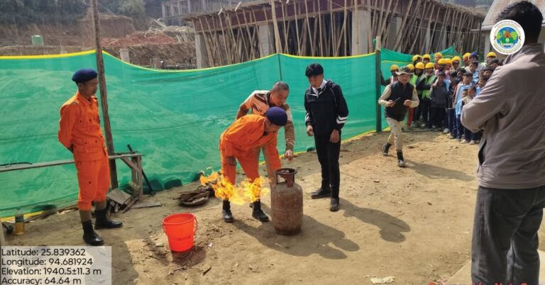 Fire Safety Mock Drill at GHS Sitimi