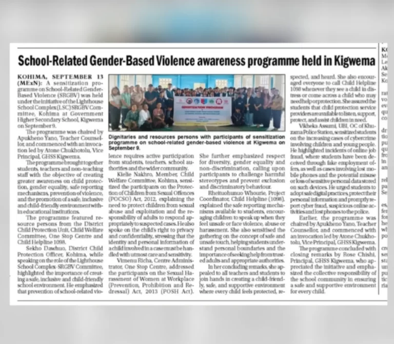 Creating Awareness, Protecting Every Child